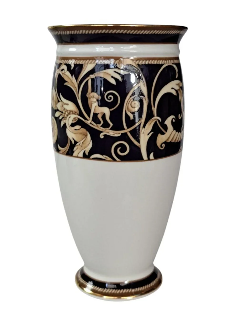 Wedgwood Cornucopia Elizabethan Vase Art Pottery 6